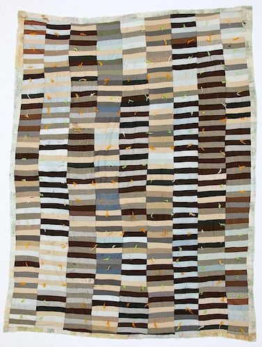 Vintage African American Bars Quilt