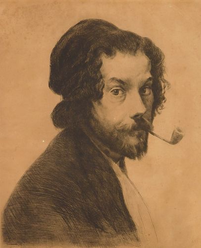 Marcel- Gilbert Desboutin etching