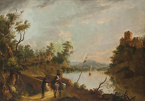 Manuel de Maria Campos b. 1800 | Trail Beside Lake