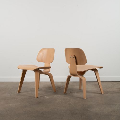 Eames for Herman Miller Pair of DCW Chairs