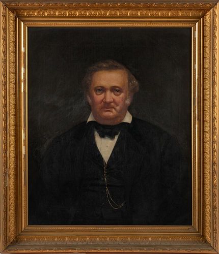 Victorian Oil Portrait of a Gentleman