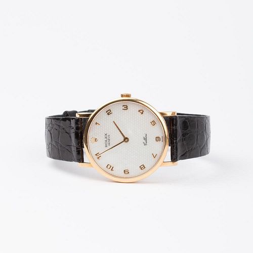 18K Rolex Cellini Mother of Pearl Watch
