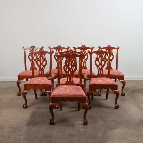 Late 18th c. Philadelphia Chippendale Chairs, Set of 8