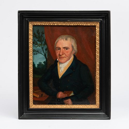 Victorian Portrait, Oil on Board