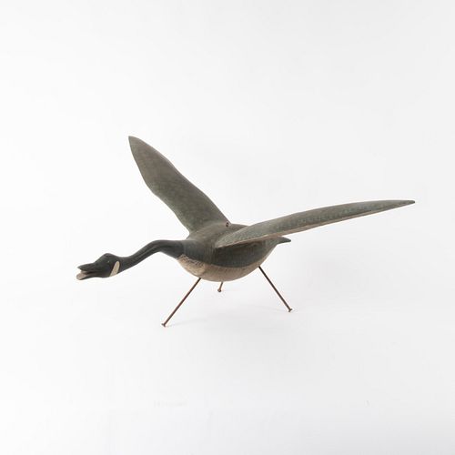 Prince Edward Island Carved Flying Goose