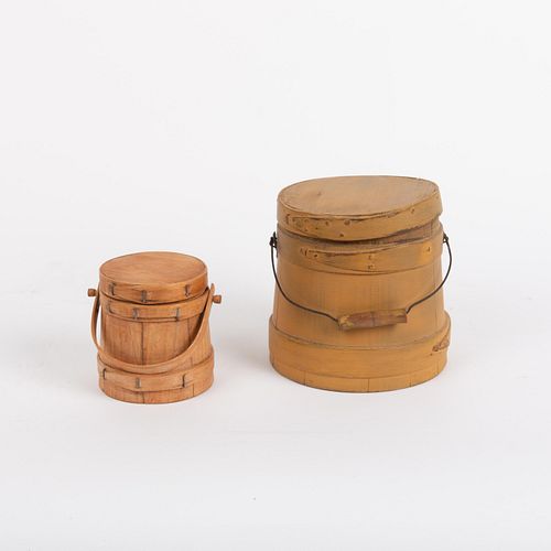 Pair of Small Firkins, 19th c.