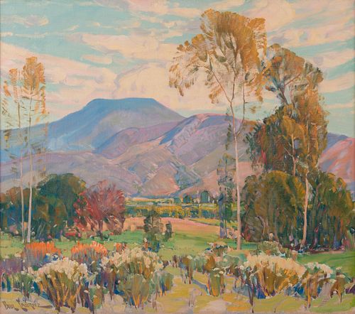 Paul Lauritz (1889-1975) Mountain Landscape Oil/Canvas