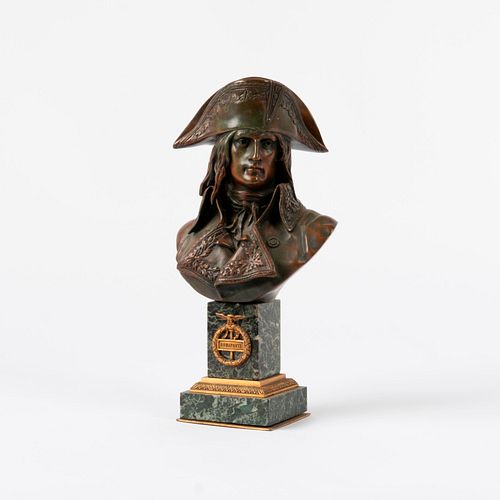 Bronze Bust of Young Napoleon after Emile Louis Picault