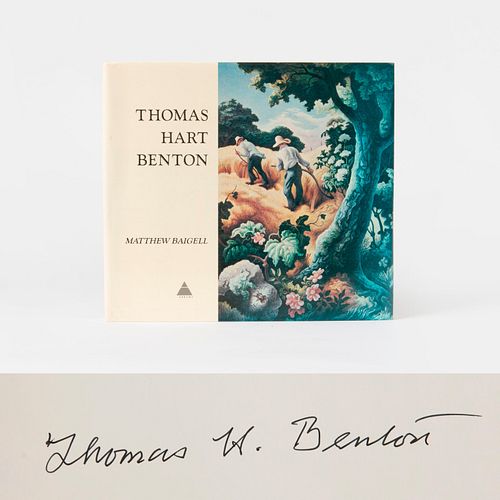 Thomas Hart Benton Signed Book