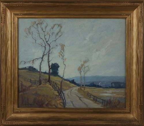 James Topping (1879-1948) Regionalist Oil Landscape