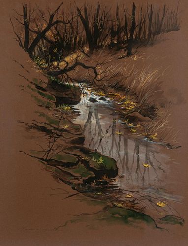 Frederic James 'Autumn' Watercolor