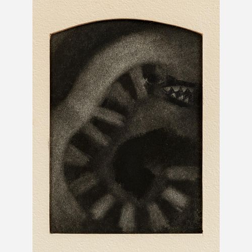 NICOLAS AFRICANO / The Serpent (1971 Charcoal)
