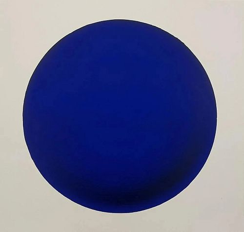 Yves Klein "Blue Circle" Serigraph