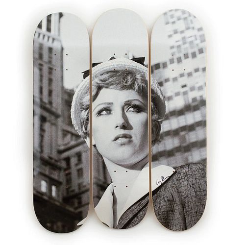 Cindy Sherman Skateboard Triptych