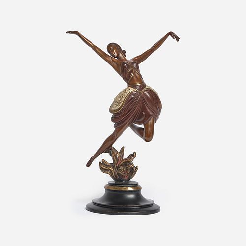 ERTE (Romain de Tirtoff) "La Danseuse" (1986 Bronze)