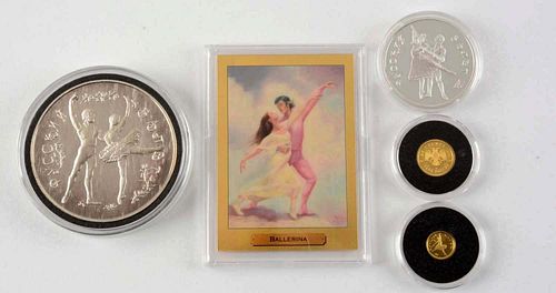 1993 Russian Silver and Gold Ballerina Set.
