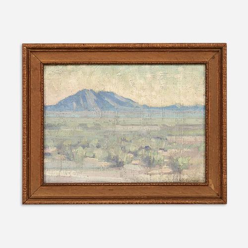 LON MEGARGEE "Camelback Mountain" (1916 Oil)