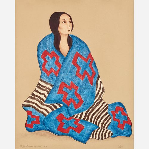 R.C GORMAN "Chief's Blanket (1st State)" (1980 Litho)