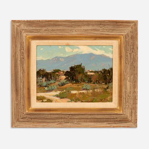 IRBY BROWN "Sangre de Cristos from Ranchos N.M." (Oil)