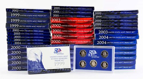 Large Lot of U.S. Mint Proof Sets.