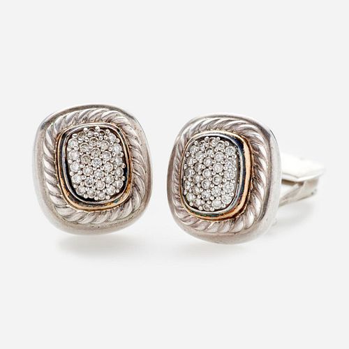 David Yurman Albion Diamond Earrings