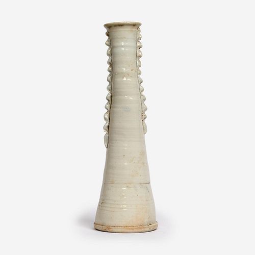 KEN FERGUSON Tall Porcelain Tapered Vase