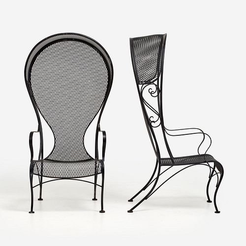 WOODARD Pair of Canopy Chairs (ca. 1960s)