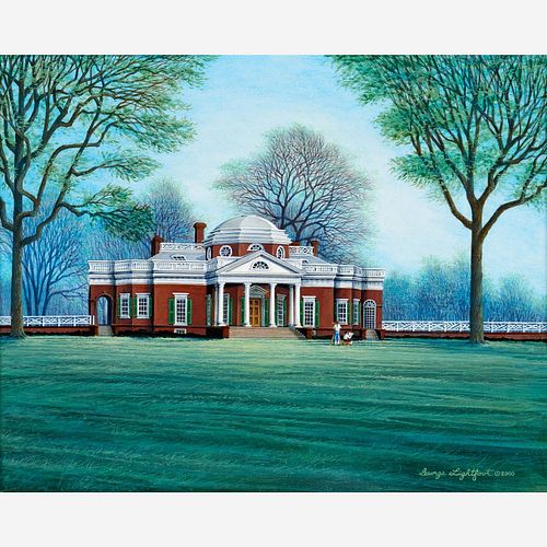 George Lightfoot "Monticello" (Acrylic on Canvas)
