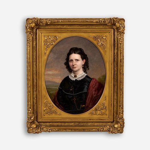 Fine Victorian Oil Portrait of a Lady