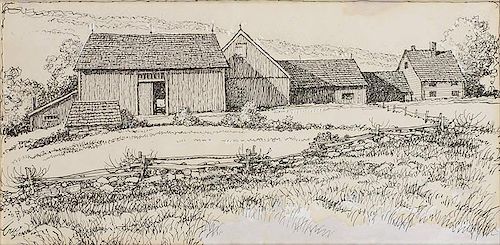 Eric Sloane 1905 - 1985 NA | New England Barns