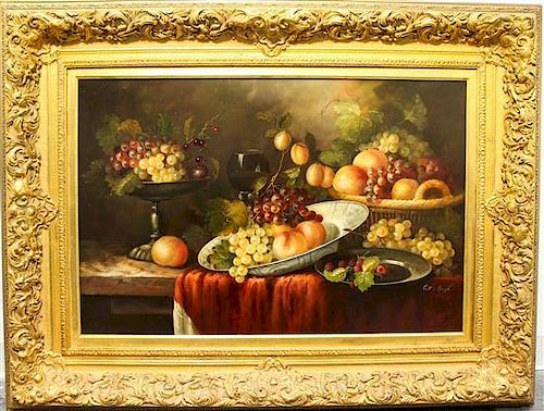 Continental School, (20th century), Still Life with Fruit