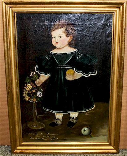 Artist Unknown, , Portrait of Benjamin Eden Watson as boy