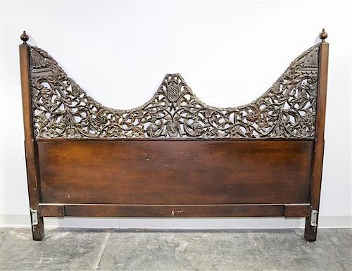 * A Southeast Asian Carved Architectural Fragment Height 24 x length 73 inches.