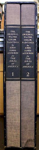 AUDUBON, JOHN JAMES  The Original Water-Color Paintings by John James Audubon for the Birds of America. 2 vols. New York, 196