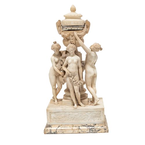 Cercle Tournant Marble Clock