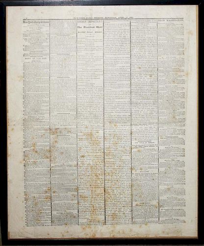 April 15, 1865 New York Tribune- Lincoln'S Assassination