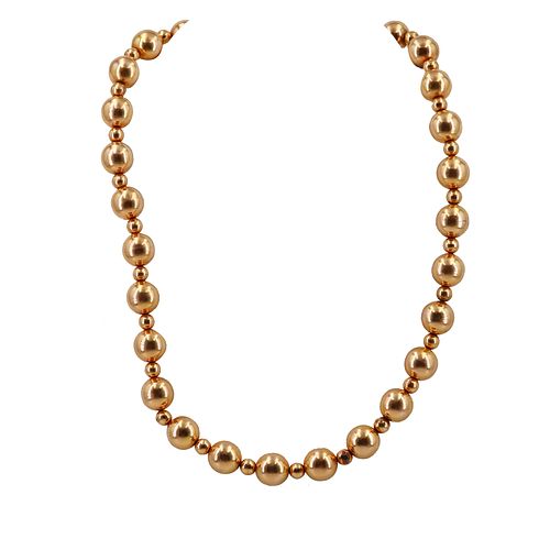 Mid-century 18k yellow Gold Necklace