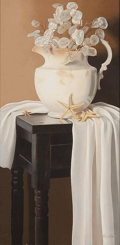 Cecile Baird b. 1945 CPSA | White Study with Vase