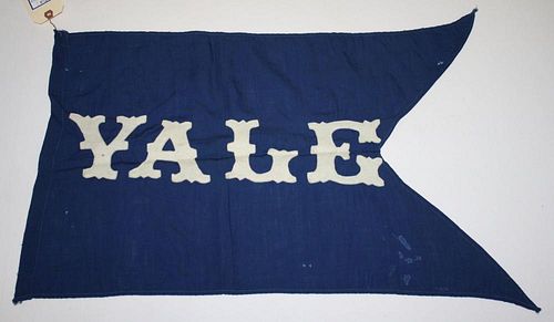 Circa 1910 Yale Pennant