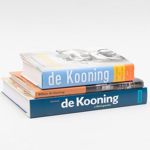 Three Books on  Willem de Kooning