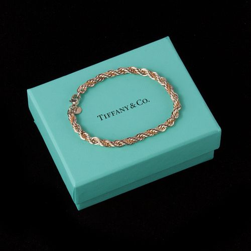 Tiffany & Co. Two-Tone Twisted Rope Bracelet, Sterling & 18k