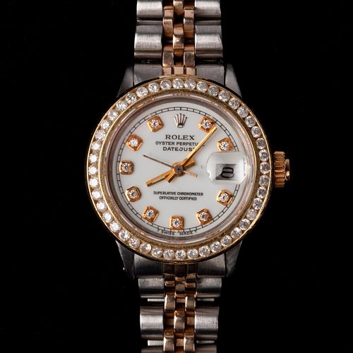 Rolex Oyster Perpetual DateJust Watch w/ Diamonds #6517