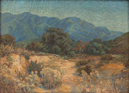 William Arthur Paxton Oil Landscape