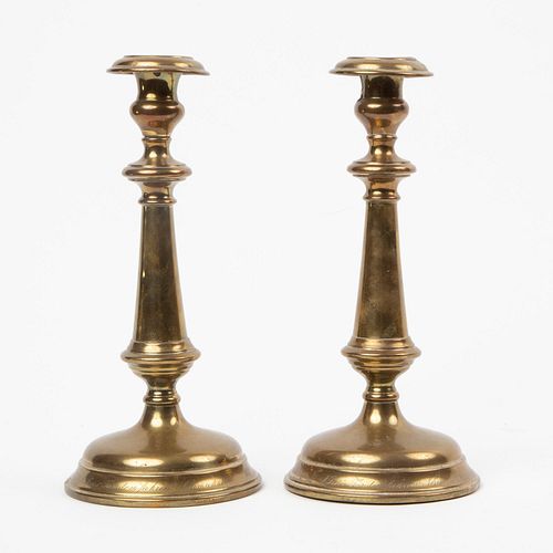 19th c. German Candle Holders Awarded For Bicycle Race
