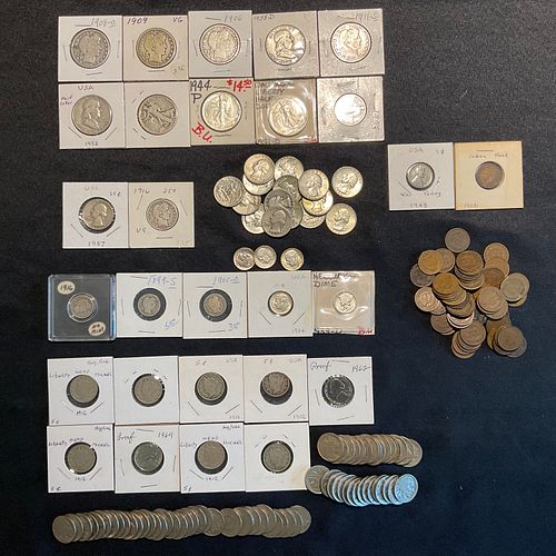 Large Group of Mixed US Coins 