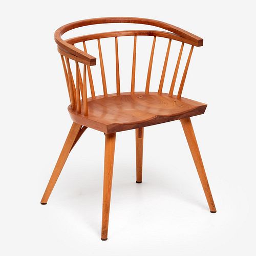 THOMAS MOSER Cherry Continuous Arm Chair (1993)
