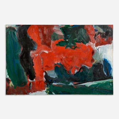 NICK VACCARO Untitled Abstract Oil (ca. late 1950s-60s)
