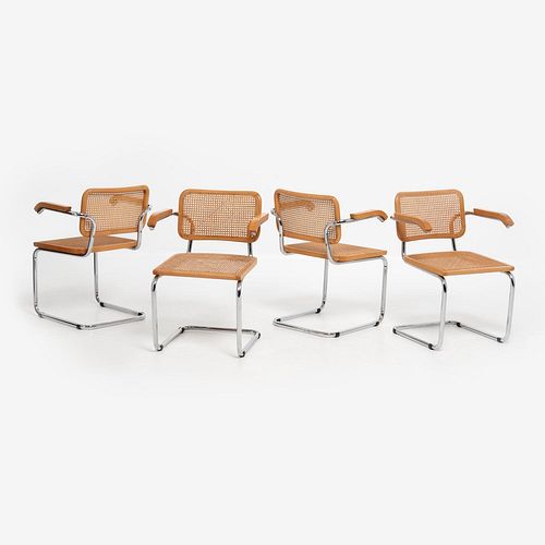 MARCEL BREUER (After) Four B 64 Armchairs (ca. 1986)