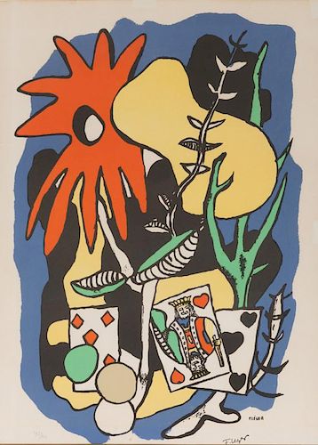 FERNAND LEGER (1881-1955), The King of Hearts