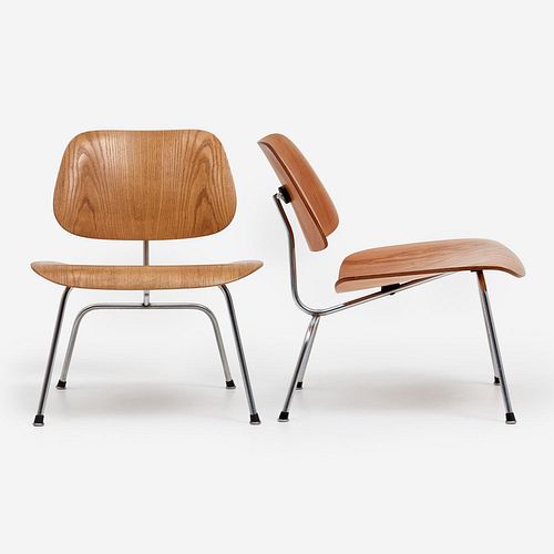 EAMES Herman Miller LCM lounge chairs (Pair ca. 1950s)